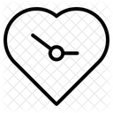 Heart Clock Icon