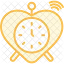 Heart Clock Time Icon