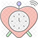 Heart Clock Time Icon