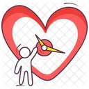 Heart Clock  Icon