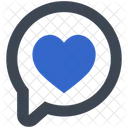Heart comment  Icon