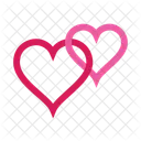 Heart Connection Love Romantic Icon