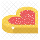 Heart Cookie  Icon