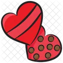 Heart Cookies Chocolate Cookies Biscuits Icon