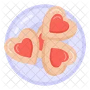 Heart Cakes Love Cakes Heart Cookies Icon