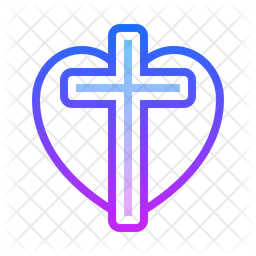 Heart Cross  Icon