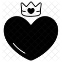 Heart Crown Love Valentine Icon