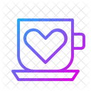 Heart Cup Heart Mug Love Cup Icon