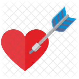 Heart Dart Arrow  Icon