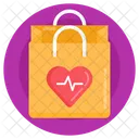 Tote Bag Shopping Bag Heart Day Shopping Icon