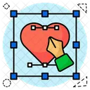 Heart designing  Icon