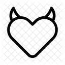 Devil Heart Evil Icon