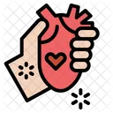 Heart Organ Donate Icon
