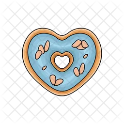 Heart Donut  Icon