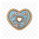 Heart Donut  Icon