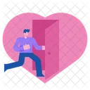Heart Door  Icon