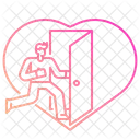 Heart Door  Icon