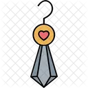 Heart ear studs  Icon