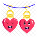 Heart Earrings Icon