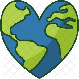 Heart Earth  Icon