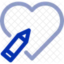 Heart Edit Love Passion Icon