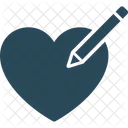 Heart Editing  Icon