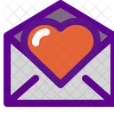 Heart Mail Love Mail Heart Email Icon
