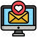 Heart Email  Icon