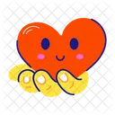 Heart Smiley Cute Heart Heart Emoji Icon