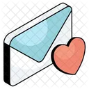 Heart Envelope Heart Email Heart Mail Icon