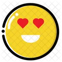 Heart-eye emoji  Icon
