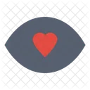 Heart Eye  Icon
