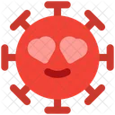 Heart Eyes Coronavirus Emoji Coronavirus Icon