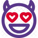 Heart Eyes Devil Icon
