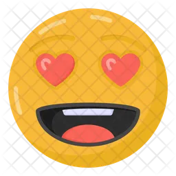 Heart Eyes Emoji  Icon
