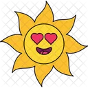 Heart Eyes Love Hearts Icon