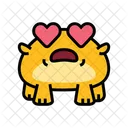 Heart Eyes Cute Icon