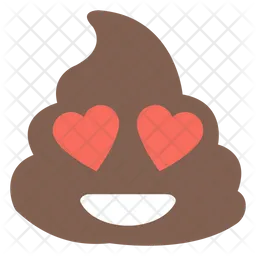 Heart Eyes Poop  Icon