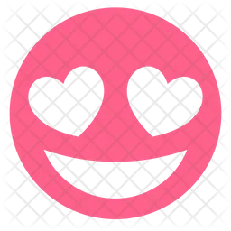 HEART-EYES SMILEY Emoji Icon