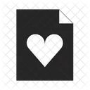 Heart file desktop shortcut  Icon