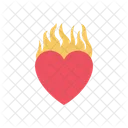 Heart Fire  Icon