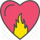 Heart Fire  Icon