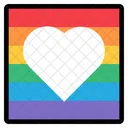 Heart flag  Icon