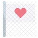 Heart Flag  Icon