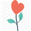 Heart Flower Floral Icon