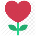Heart Flower Icon