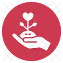 Heart Flower Love Flower Icon