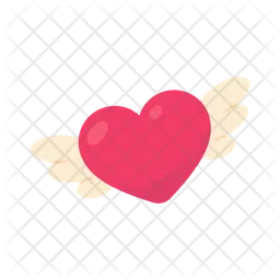 Heart Fly  Icon
