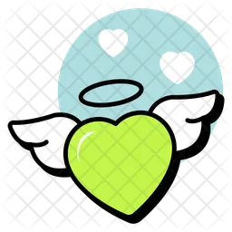 Heart Fly  Icon