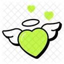 Heart Fly  Icon